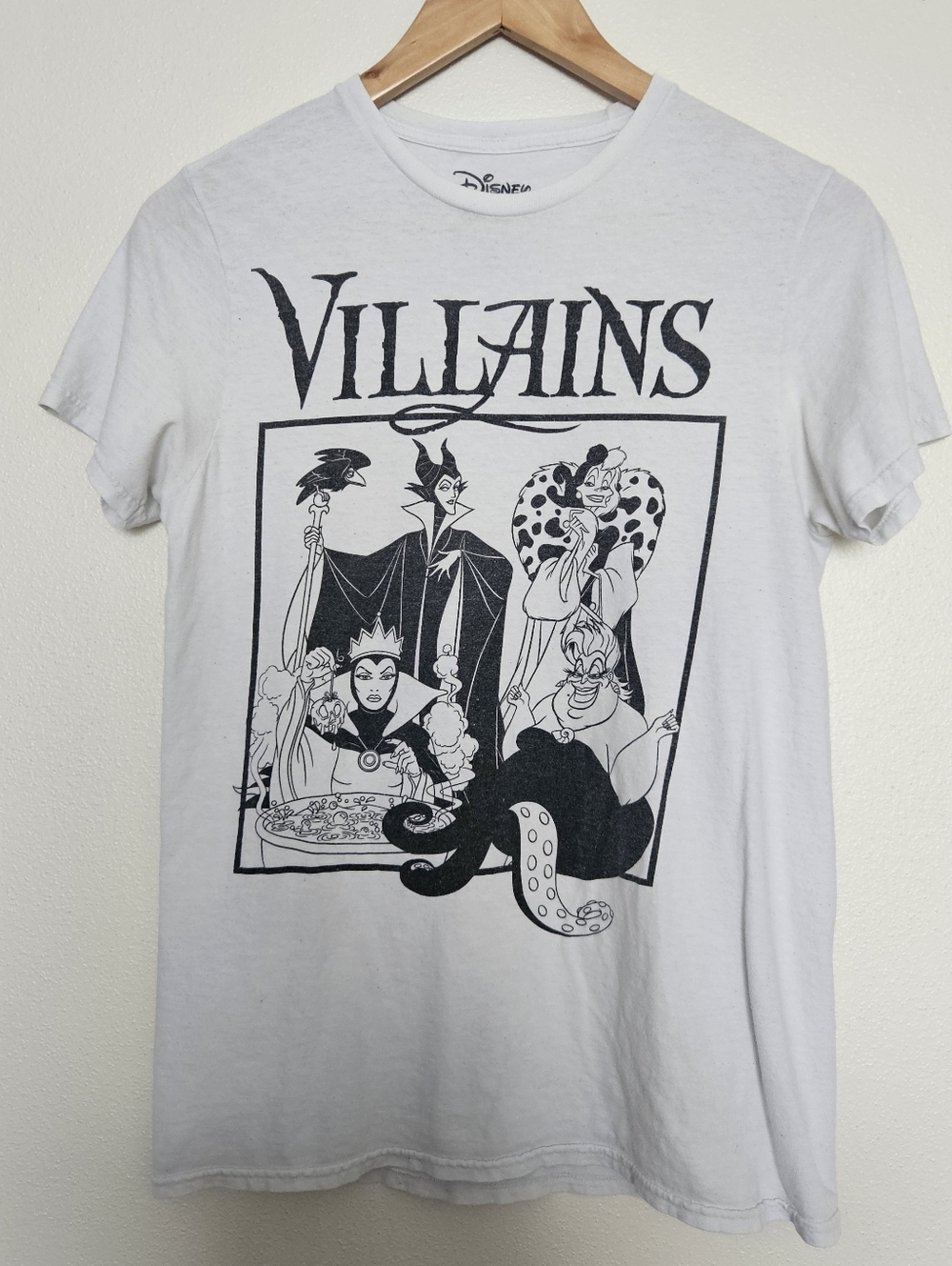 Disney Villains Tee Shirt 100% Cotton